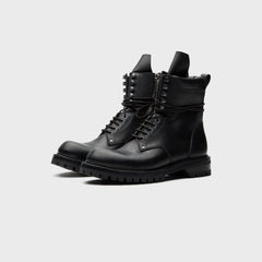 Rick Owens Army Low Boot Scarpe - Pelle Black | Kith Pelle Black