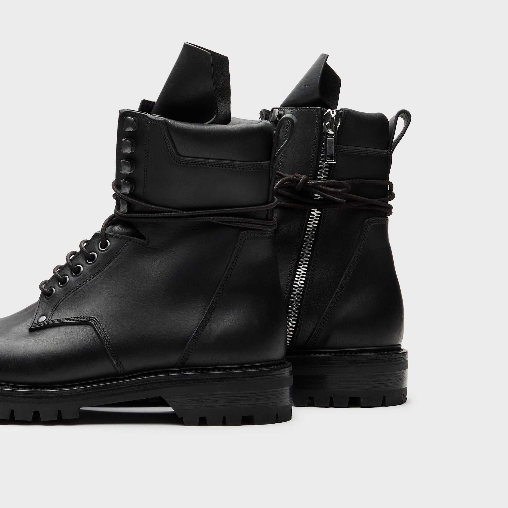 Rick Owens Army Low Boot Scarpe - Pelle Black | Kith Pelle Black