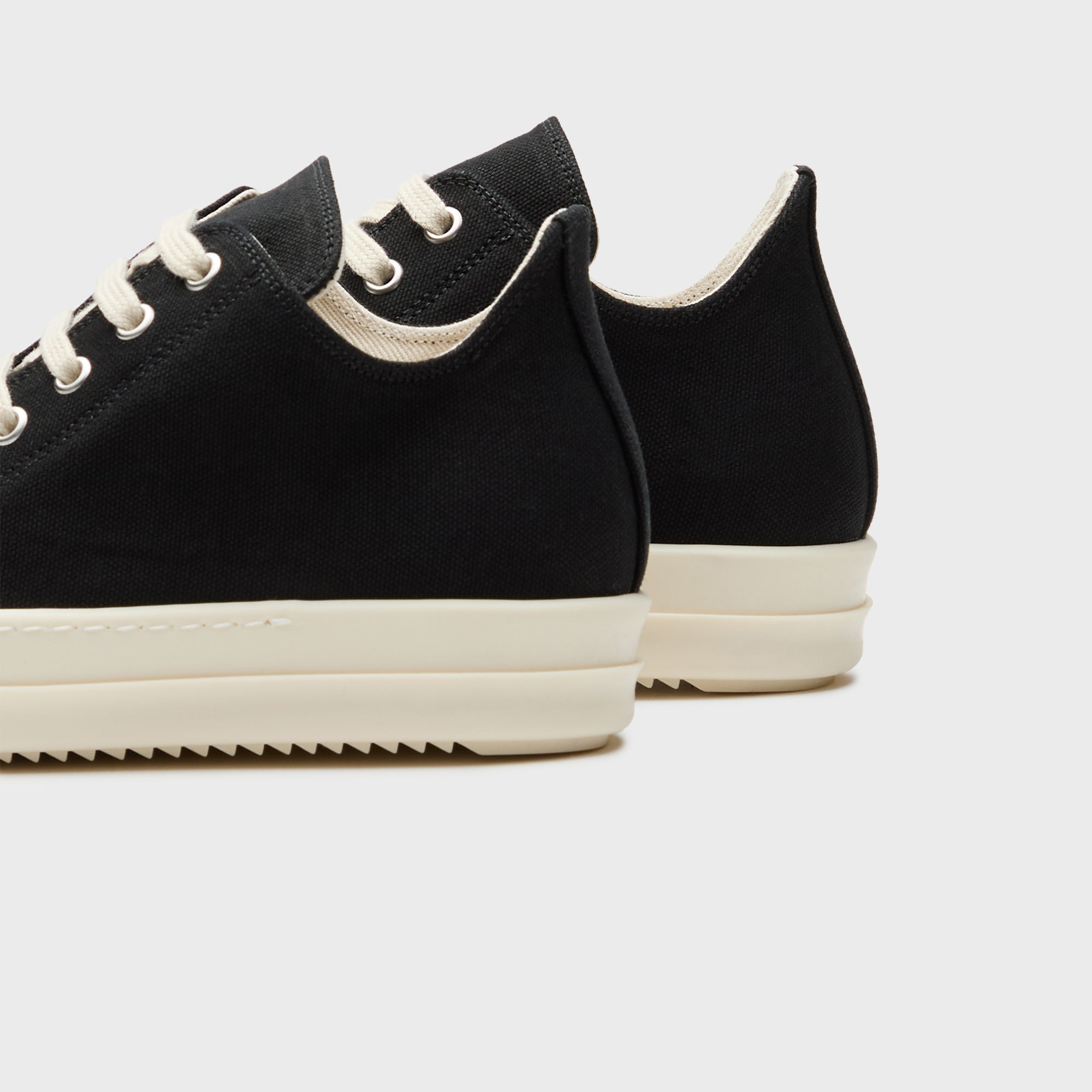 Rick Owens WMNS Low Sneaks Scarpe - Black / Milk | Kith Black / Milk