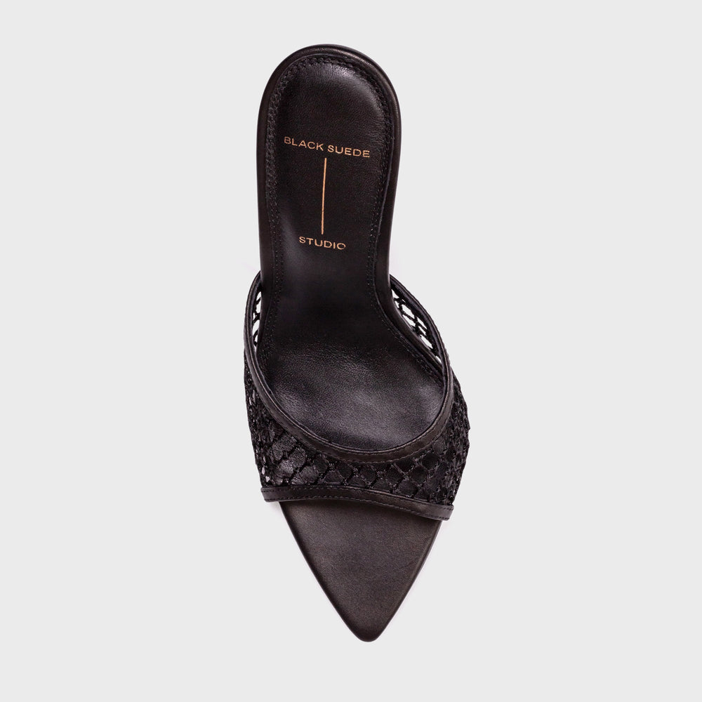 Black Suede Studio Else 100 - Black Woven Mesh | Kith Black Woven Mesh
