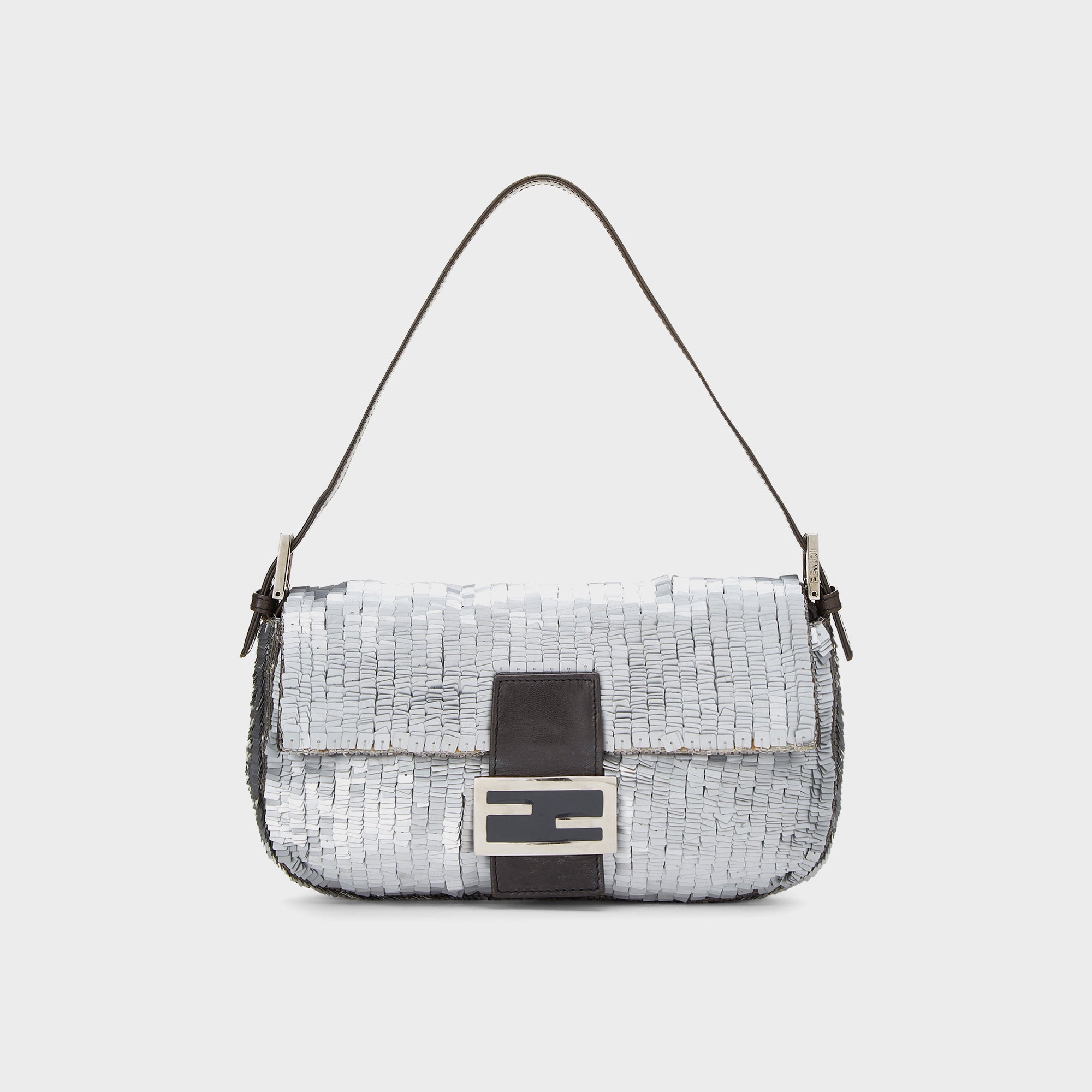 WGACA Fendi Silver Sequin Baguette - Sequin | Kith Sequin