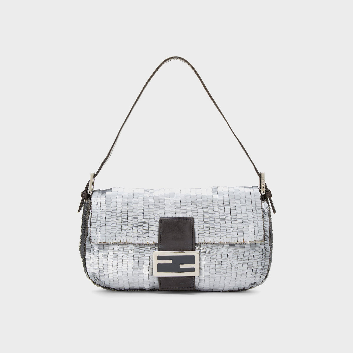 WGACA Fendi Silver Sequin Baguette - Sequin | Kith Sequin