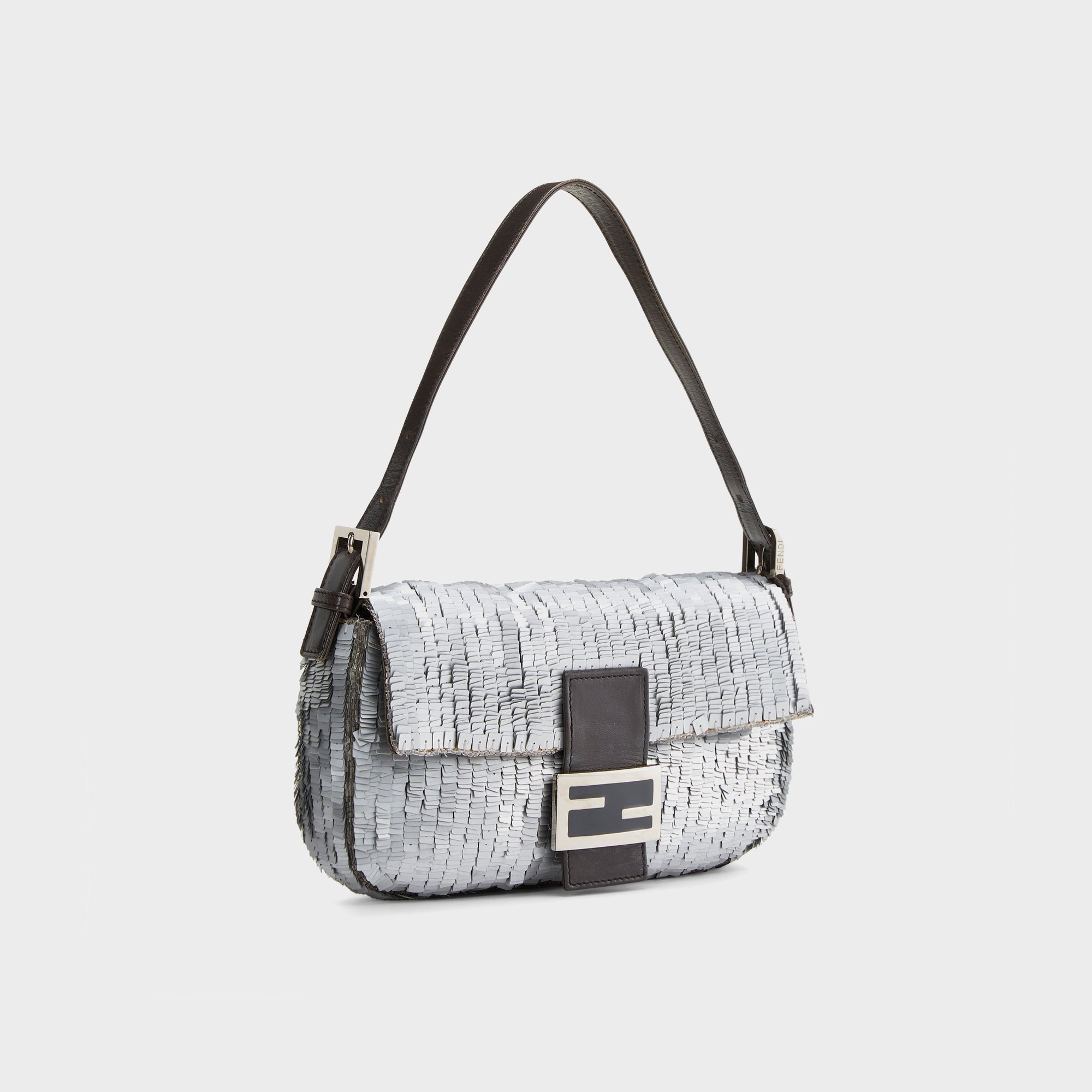 WGACA Fendi Silver Sequin Baguette - Sequin | Kith Sequin