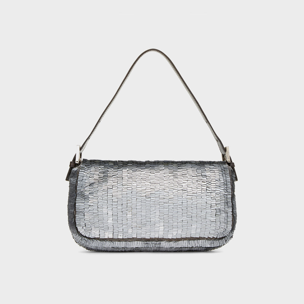 WGACA Fendi Silver Sequin Baguette - Sequin | Kith Sequin