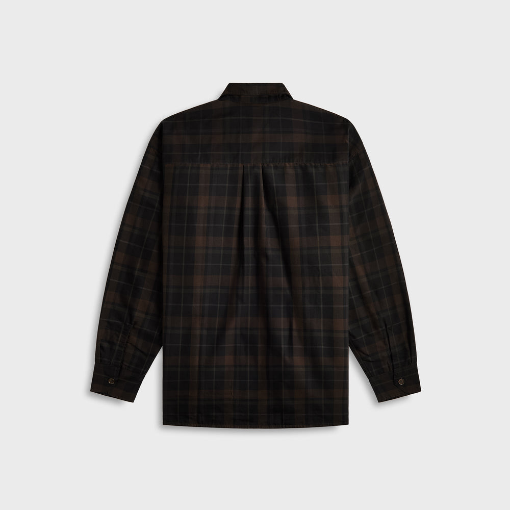 Our Legacy Borrowed Shirt - Black Sheer Shadow Check | Kith Black Sheer Shadow Check
