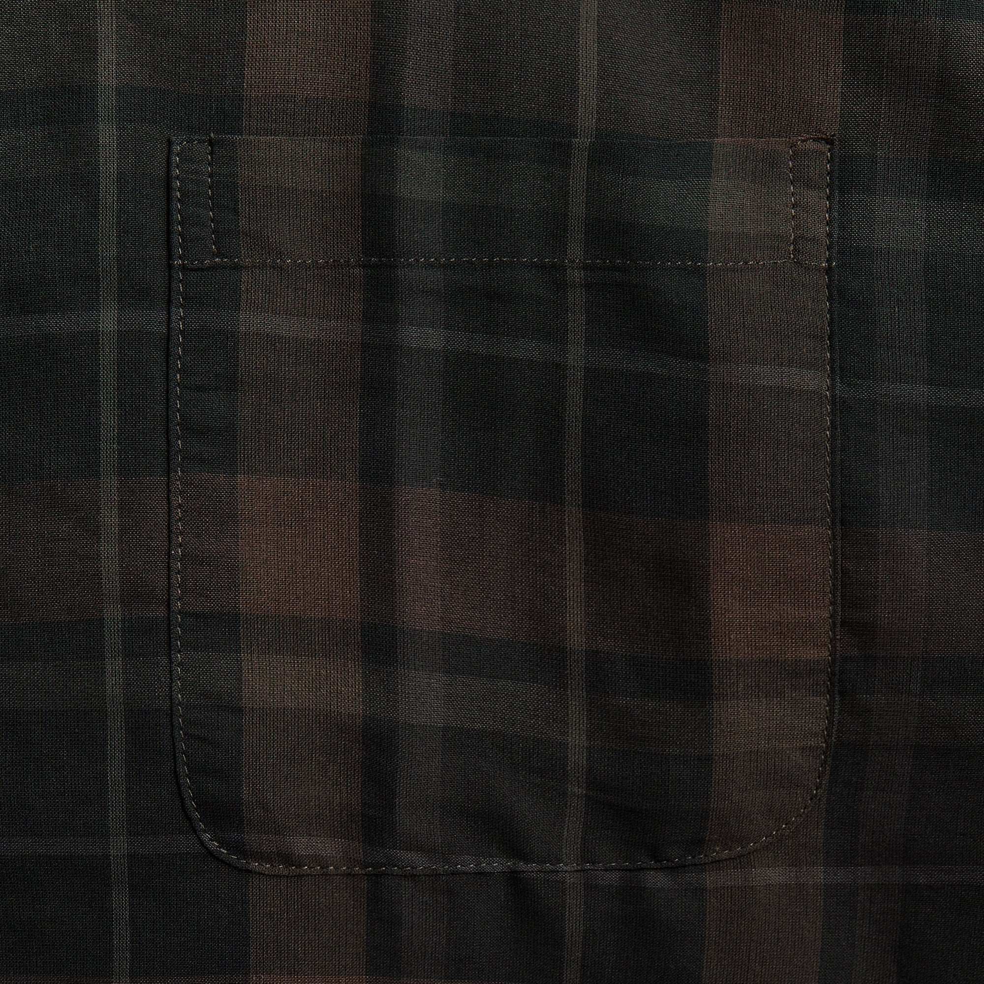 Our Legacy Borrowed Shirt - Black Sheer Shadow Check | Kith Black Sheer Shadow Check