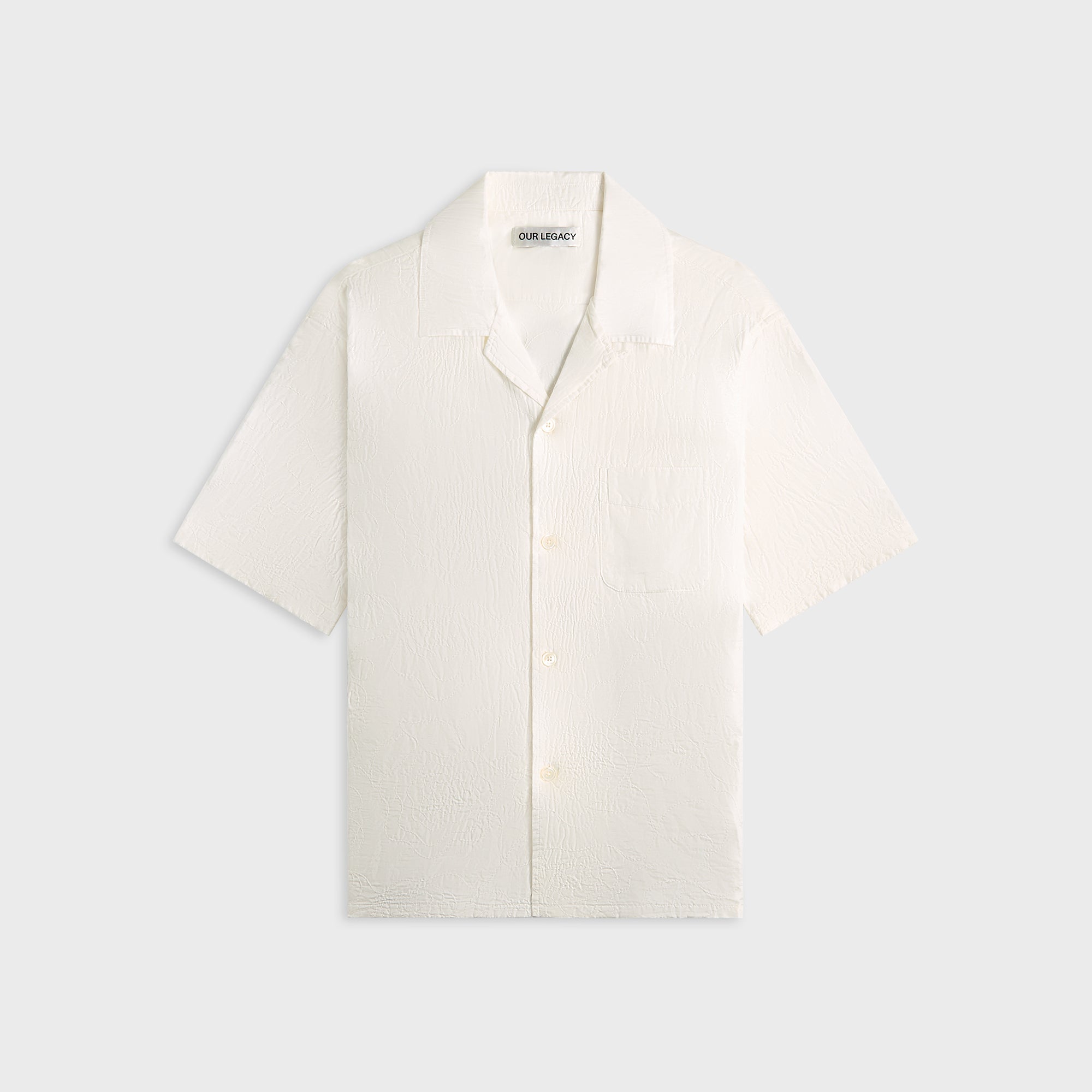 Our Legacy Heusen Shirt - White Flower Embroidery | Kith White Flower Embroidery
