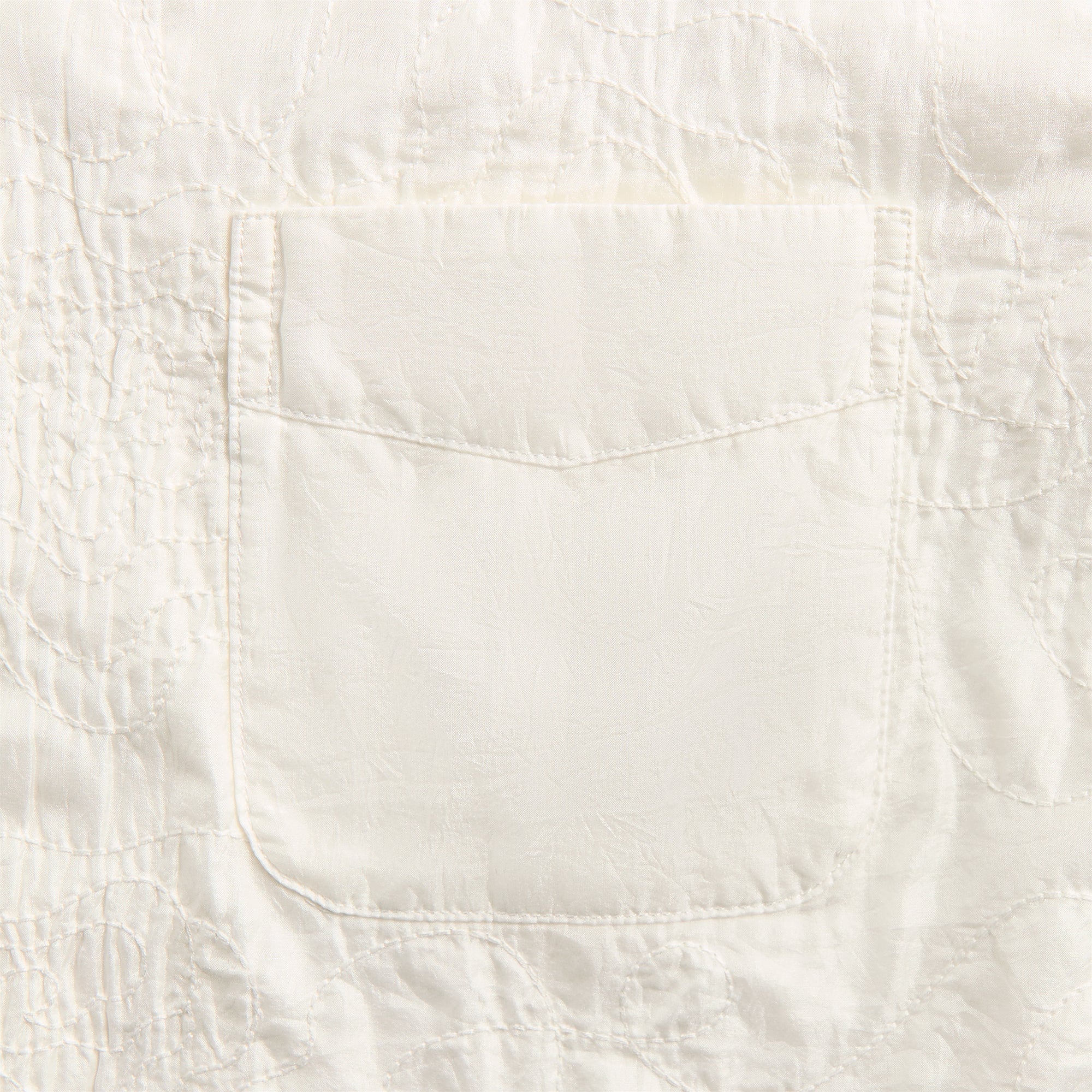 Our Legacy Heusen Shirt - White Flower Embroidery | Kith White Flower Embroidery