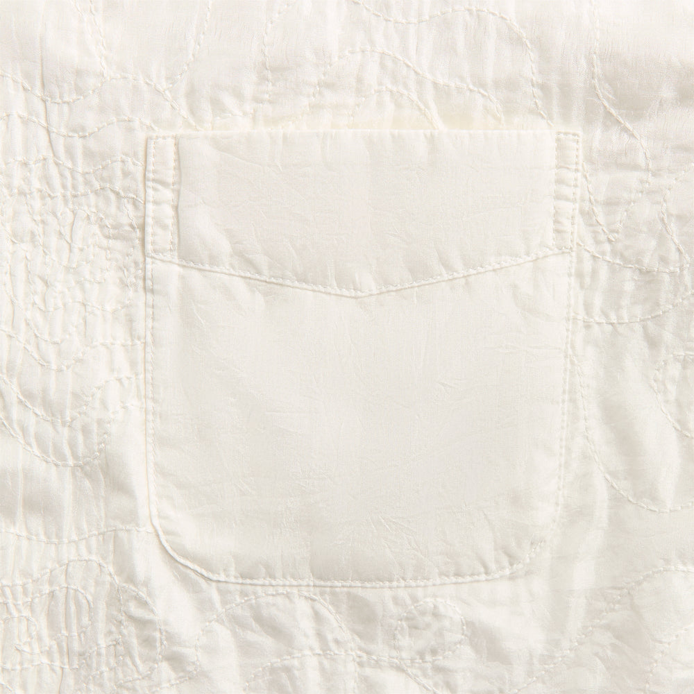 Our Legacy Heusen Shirt - White Flower Embroidery | Kith White Flower Embroidery