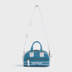 WGACA Dior Vibe Zip Bowling Small - Blue Calfskin | Kith Blue Calfskin