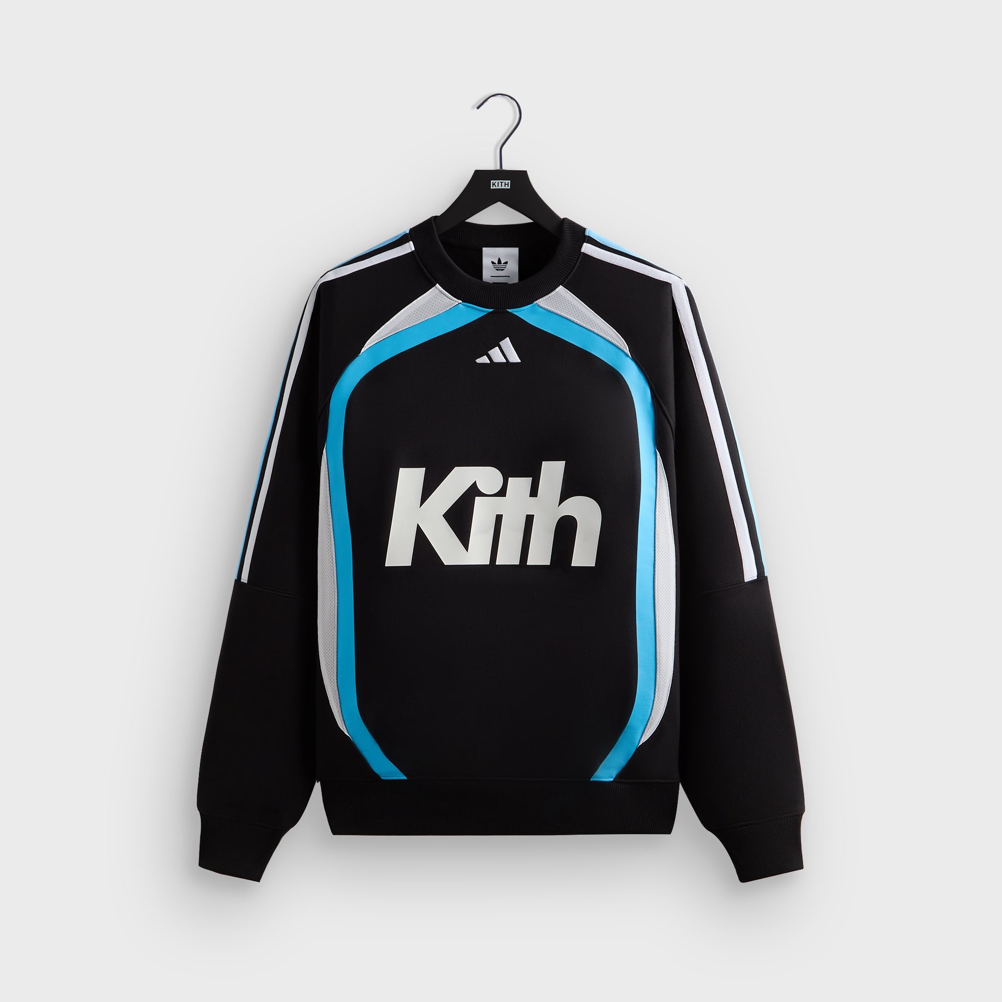 Kith for adidas Football Crewneck - Black | Kith Black