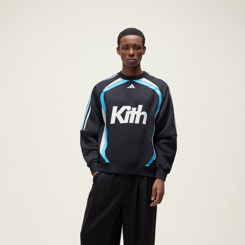 Kith for adidas Football Crewneck - Black | Kith Black