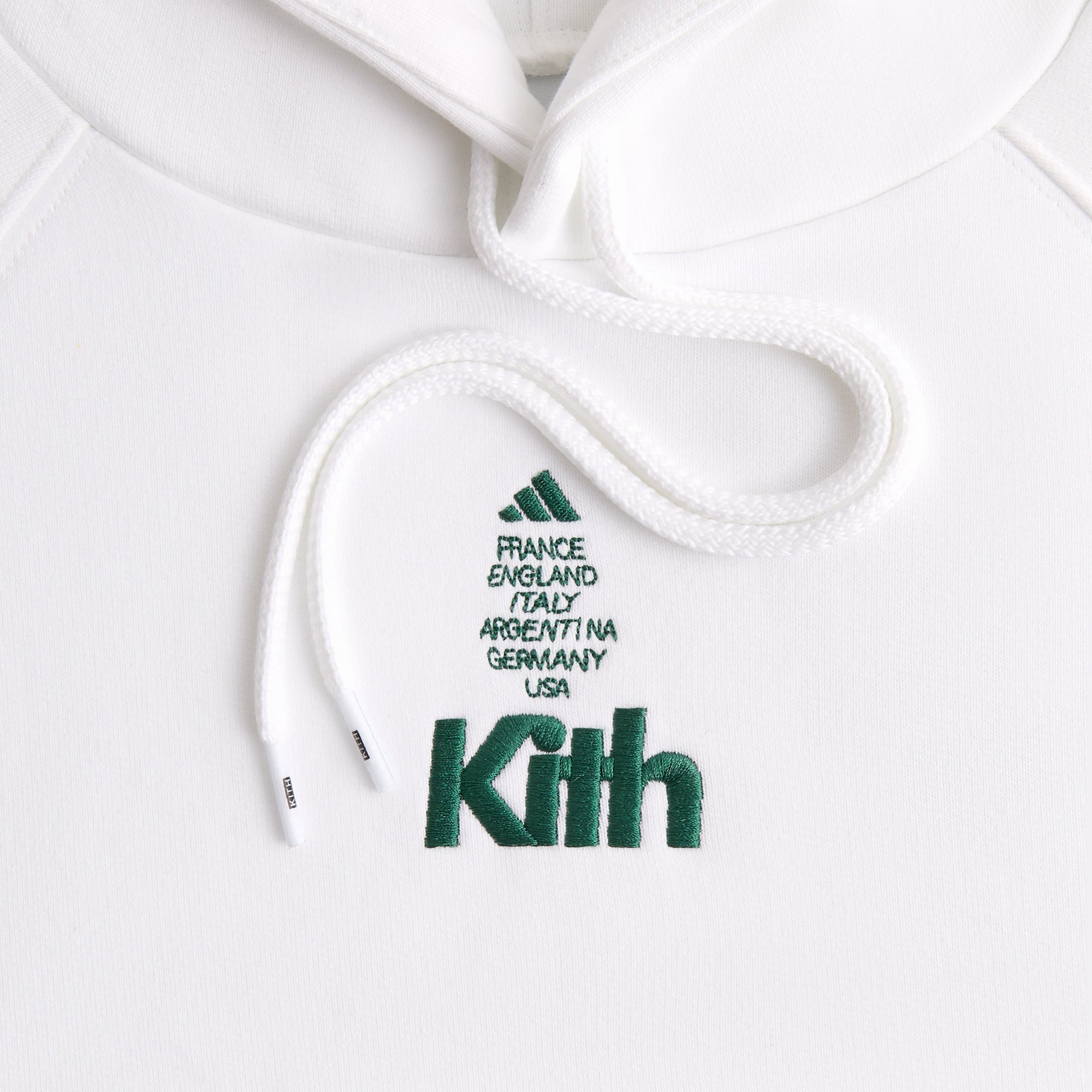 Kith for adidas Football Hoodie - White | Kith White