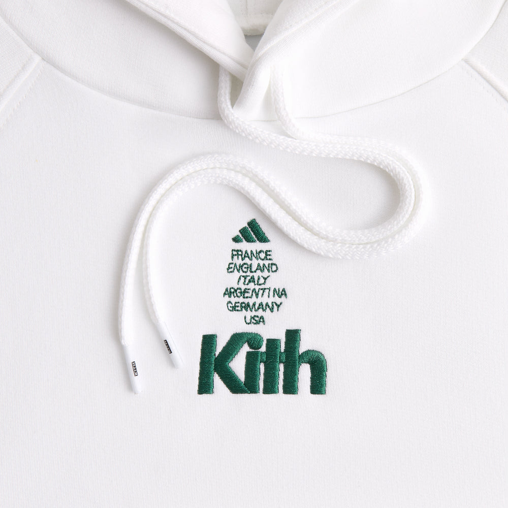 Kith for adidas Football Hoodie - White | Kith White