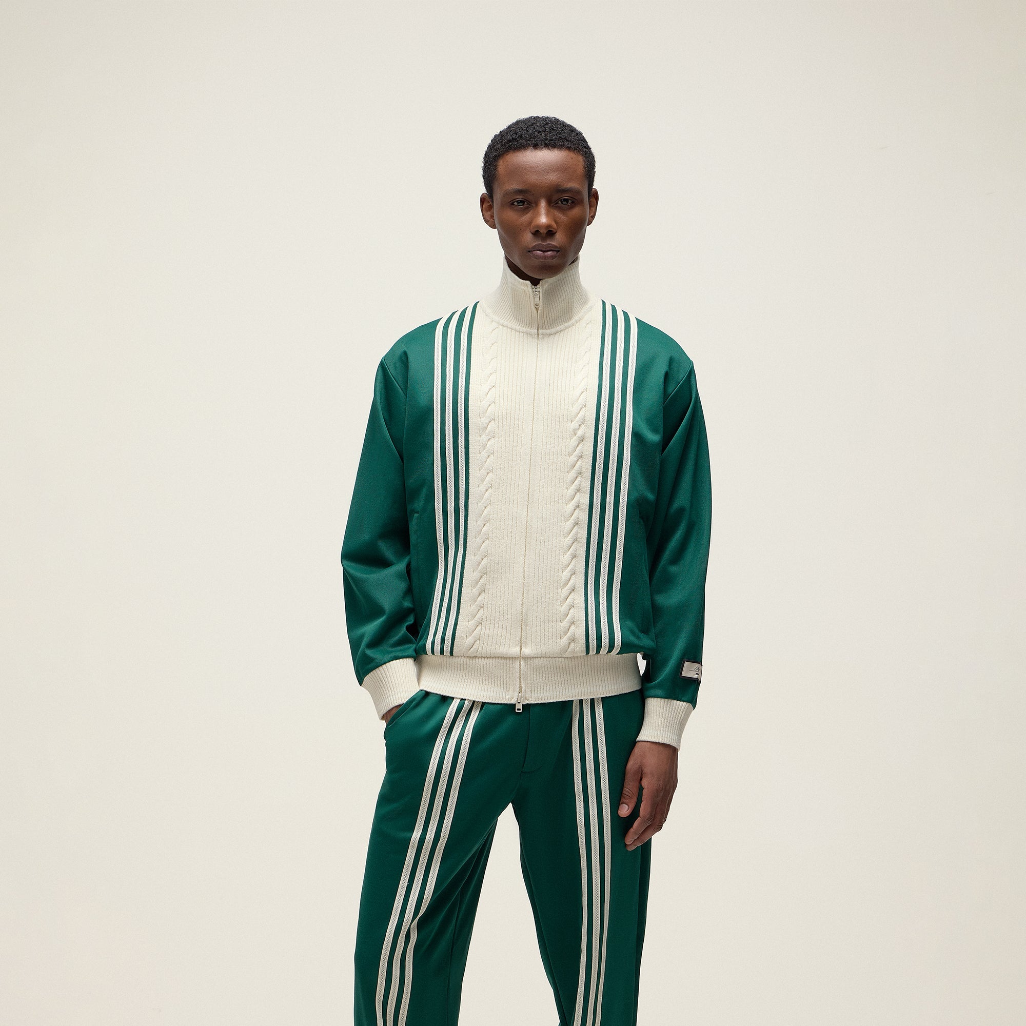 Kith for adidas Football Track Suit Top - Green | Kith Green