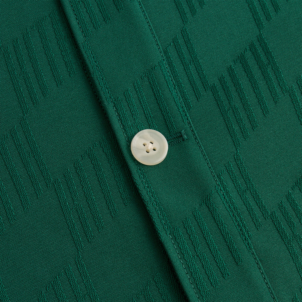 Kith for adidas Football Jacquard Overshirt - Green | Kith Green