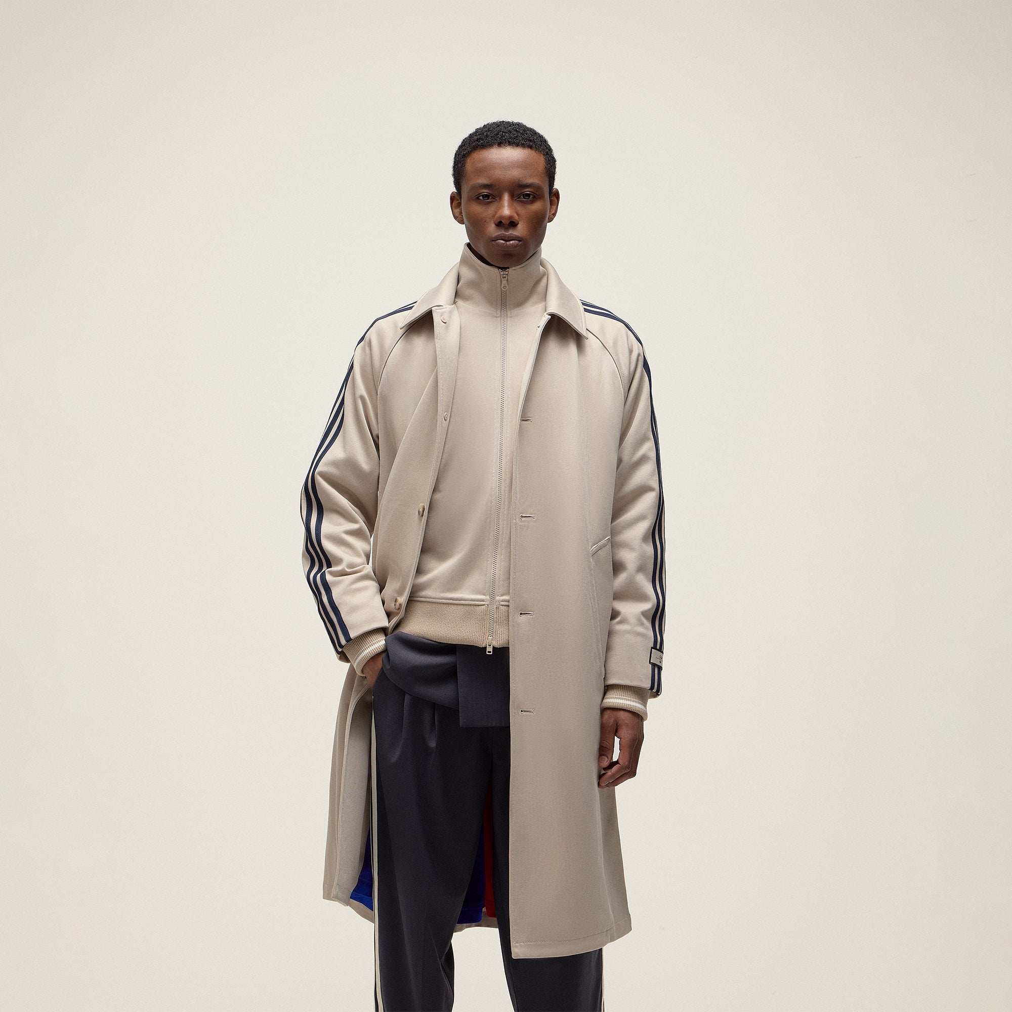 Kith for adidas Football Hybrid Trench Coat - Beige | Kith Beige