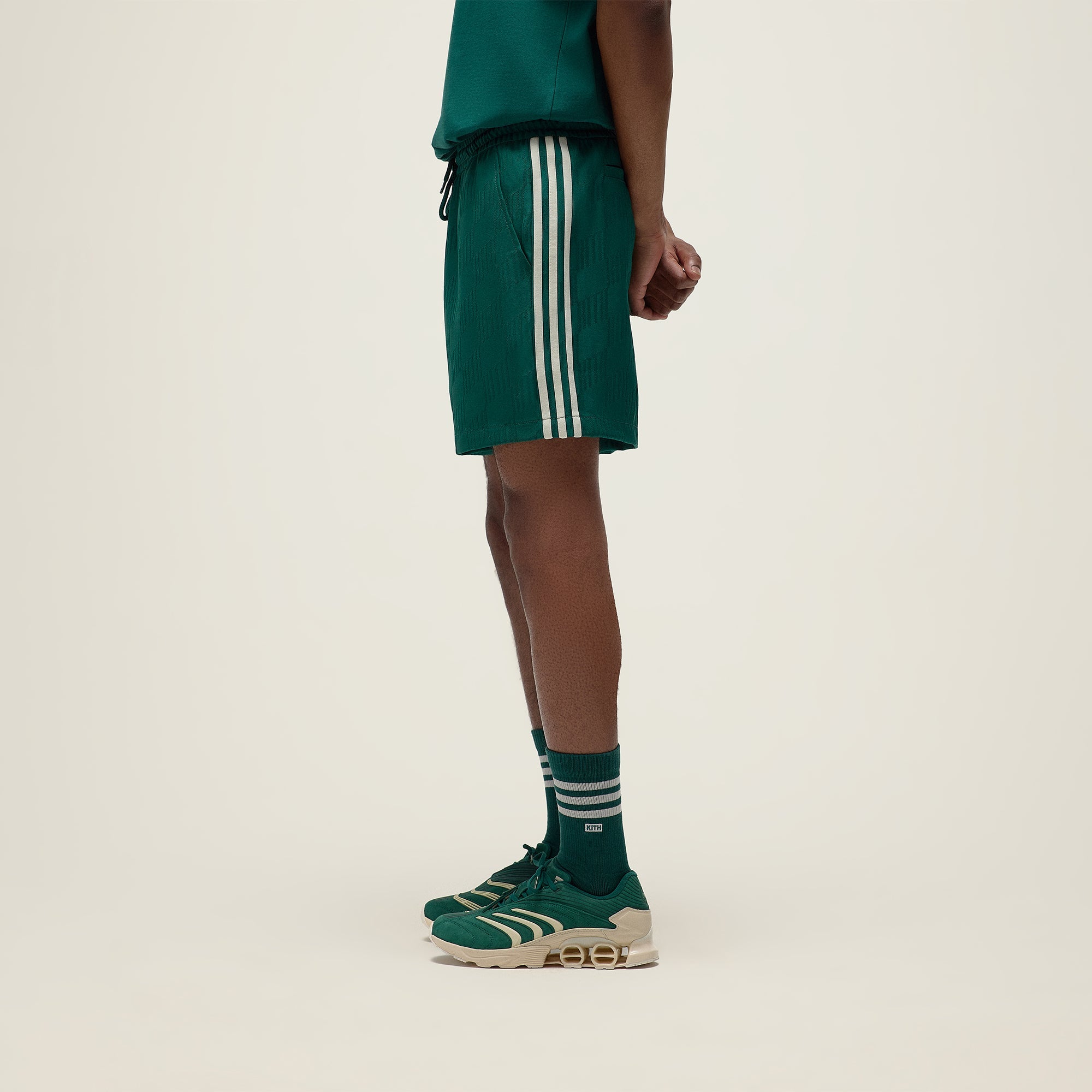 Kith for adidas Football Jacquard Short - Green | Kith Green