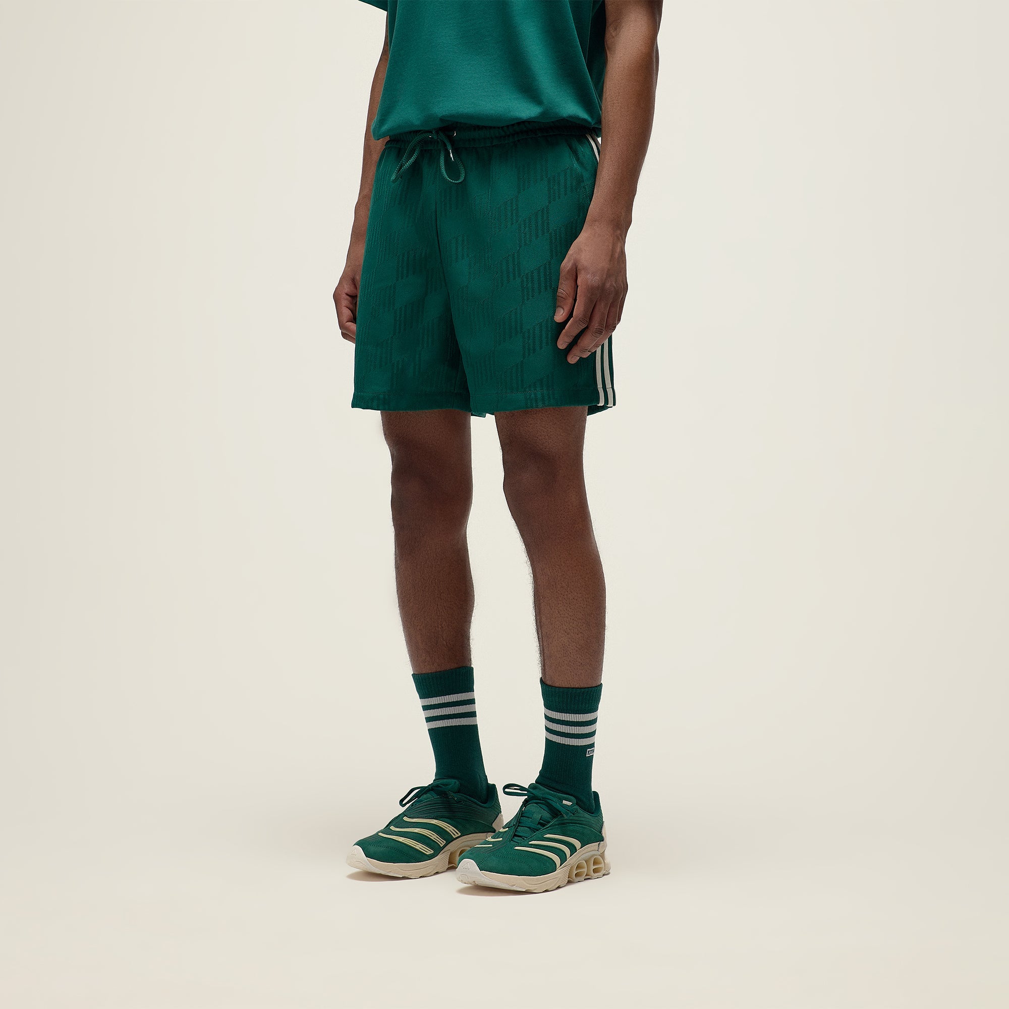 Kith for adidas Football Jacquard Short - Green | Kith Green