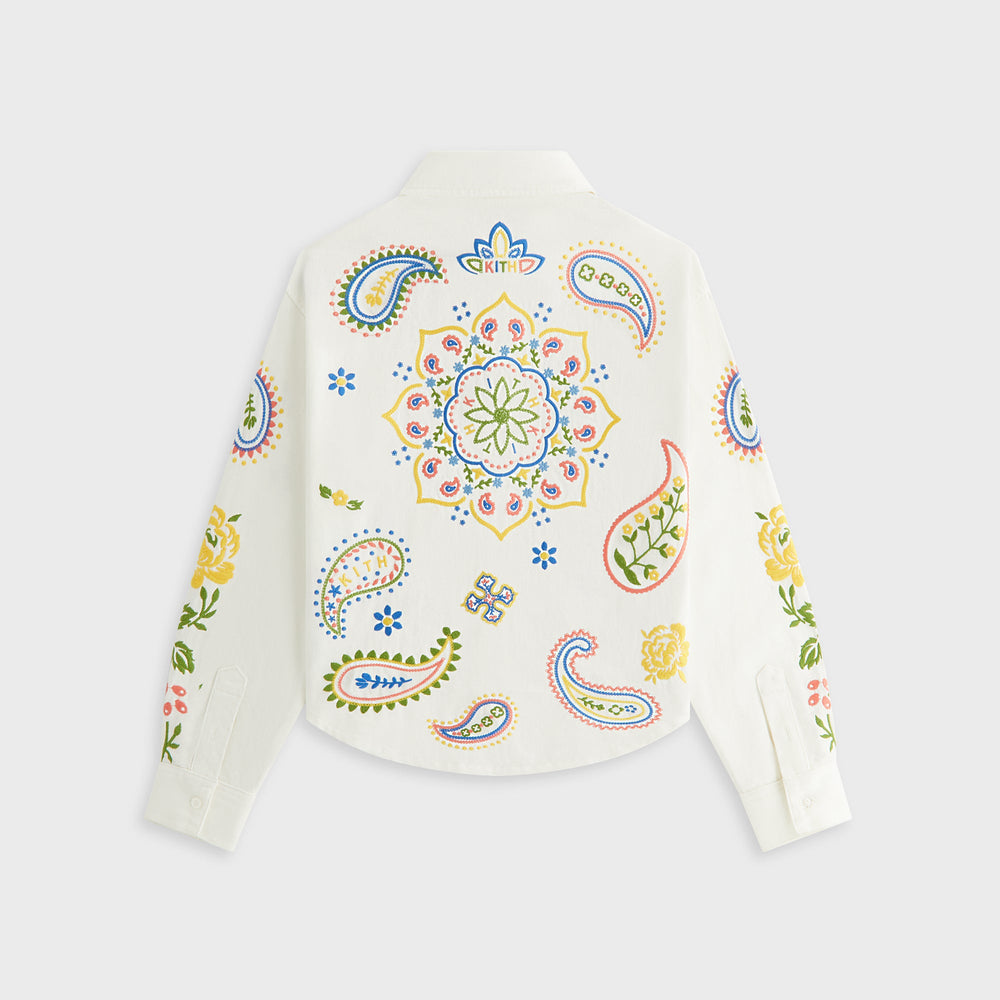 Kith Kids Floral Paisley Apollo Shirt - Silk | Kith Silk