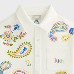 Kith Kids Floral Paisley Apollo Shirt - Silk | Kith Silk