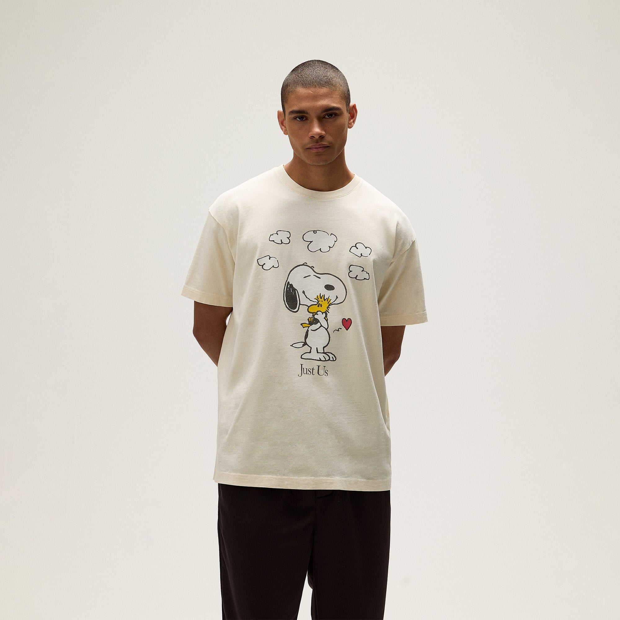 Kith for Peanuts Snoopy Just Us Tee - Sandrift | Kith Sandrift