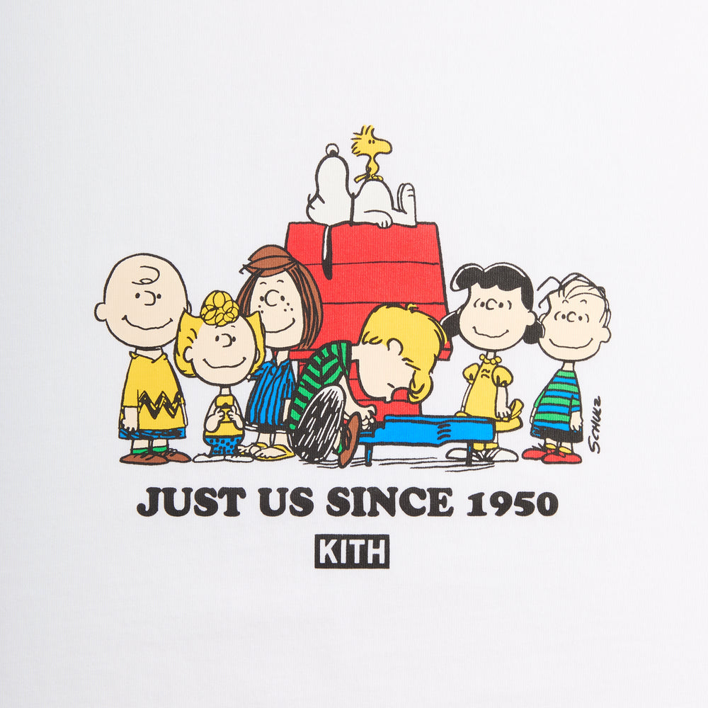Kith for Peanuts Just Us Since 1950 Tee - White | Kith White