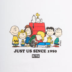 Kith for Peanuts Just Us Since 1950 Tee - White | Kith White