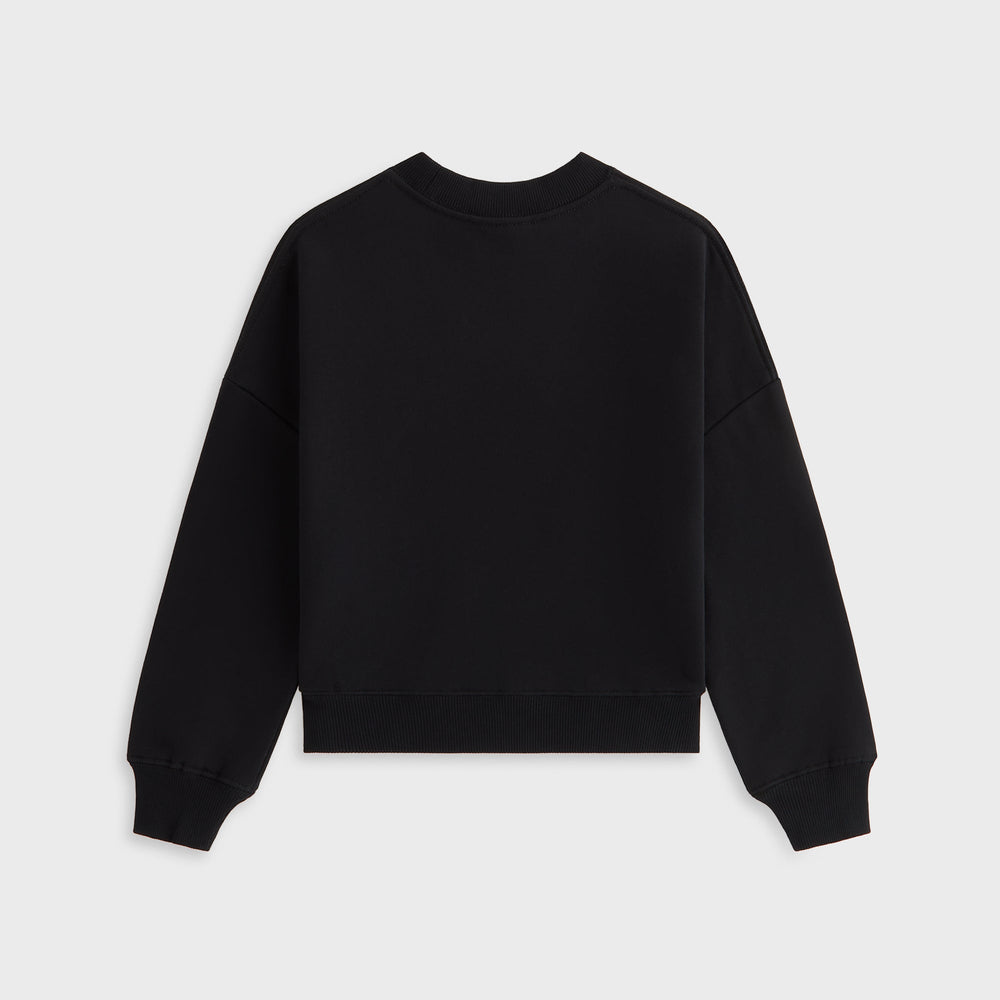 Kith Kids for Peanuts Skateboard Fast Logo Crewneck - Black | Kith Black