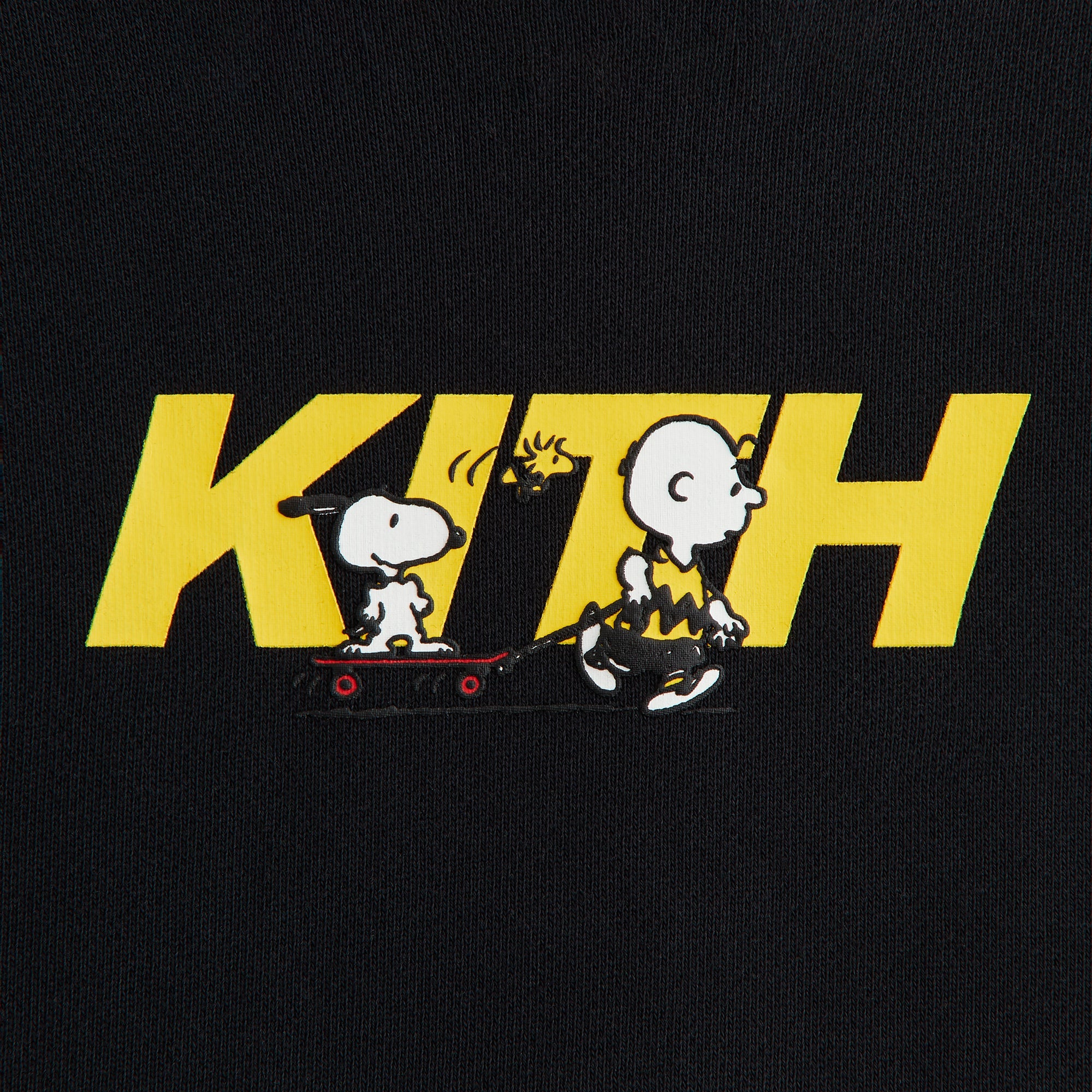 Kith Kids for Peanuts Skateboard Fast Logo Crewneck - Black | Kith Black