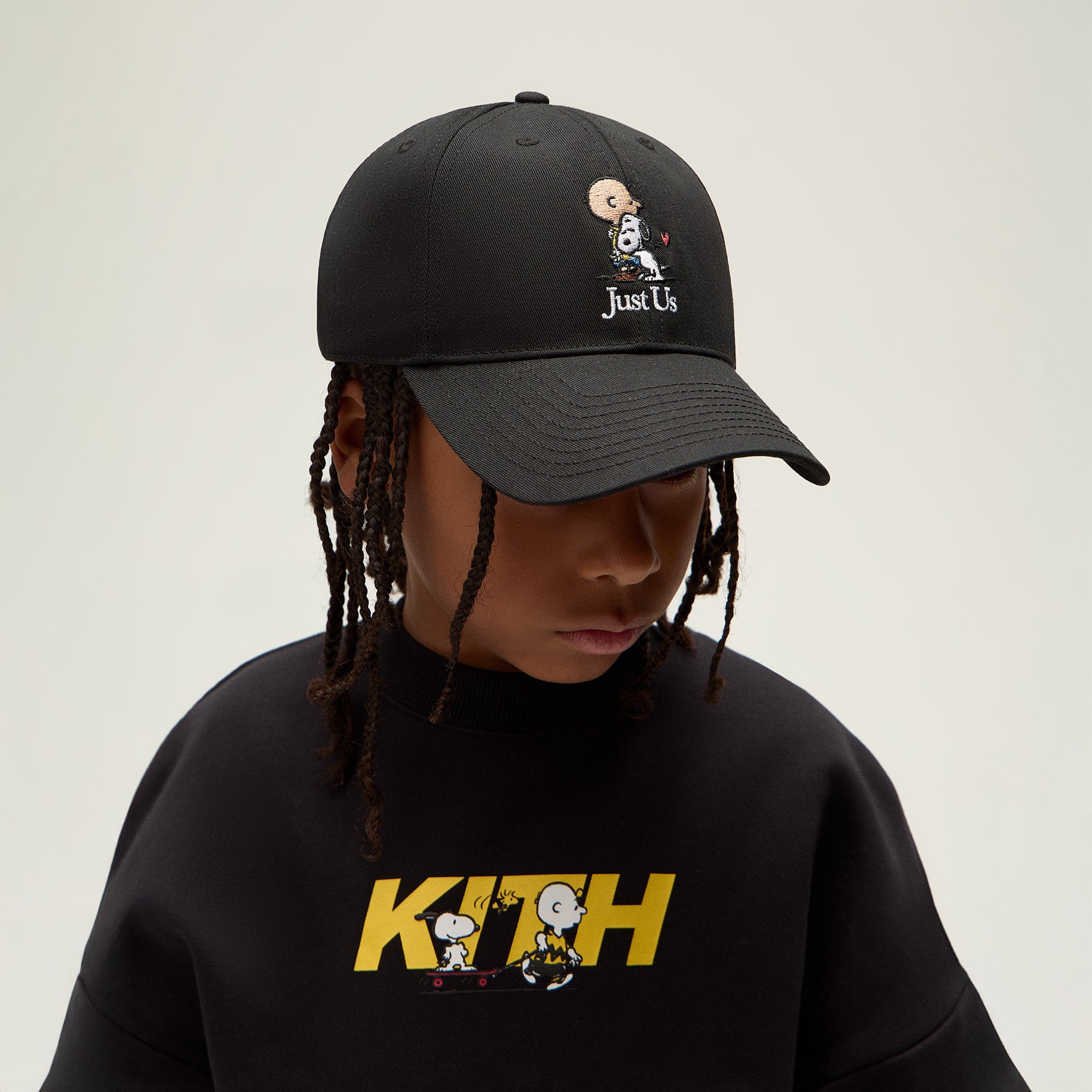 Kith Kids for Peanuts 75 Twill Aaron Classic Cap - Black | Kith Black
