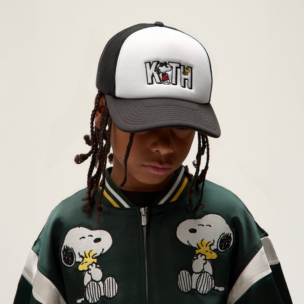 Kith Kids for Peanuts 75 Nolan Poly Foam Trucker - White | Kith White