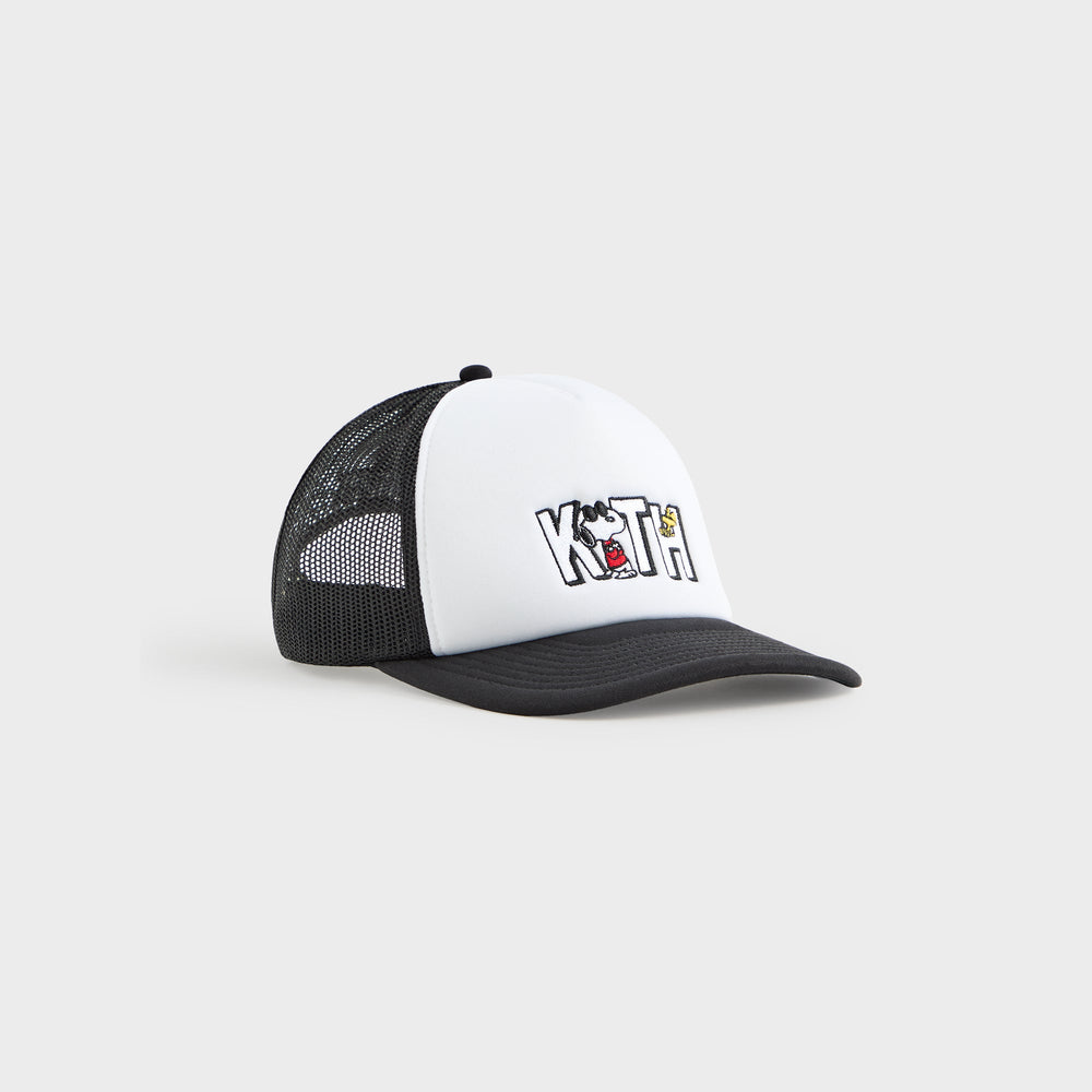 Kith Kids for Peanuts 75 Nolan Poly Foam Trucker - White | Kith White