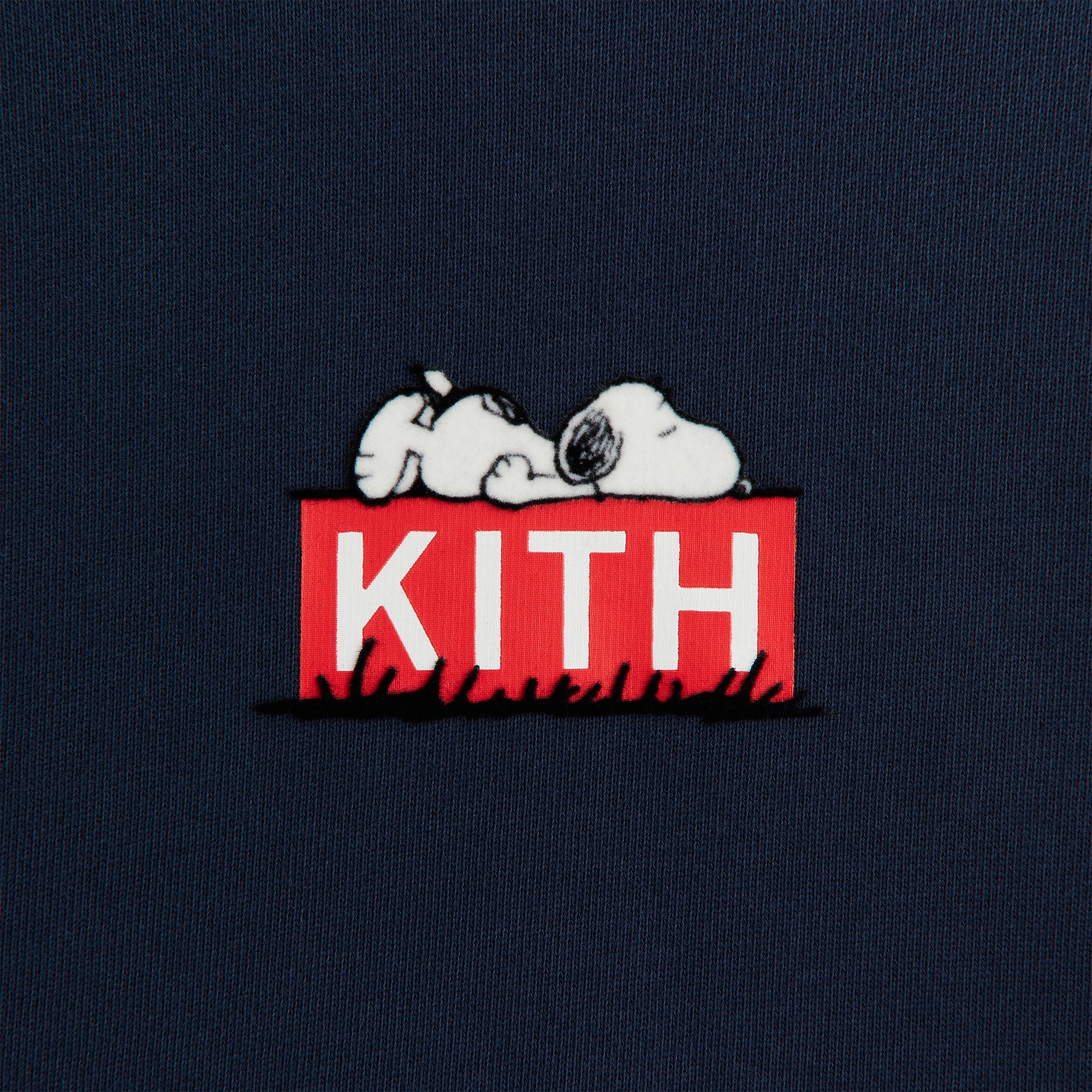 Kith Kids for Peanuts Doghouse Classic Logo Crewneck - Nocturnal | Kith Nocturnal