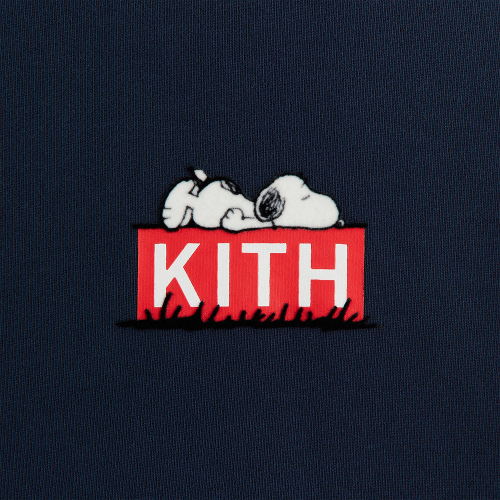 Kith Kids for Peanuts Doghouse Classic Logo Crewneck - Nocturnal | Kith Nocturnal