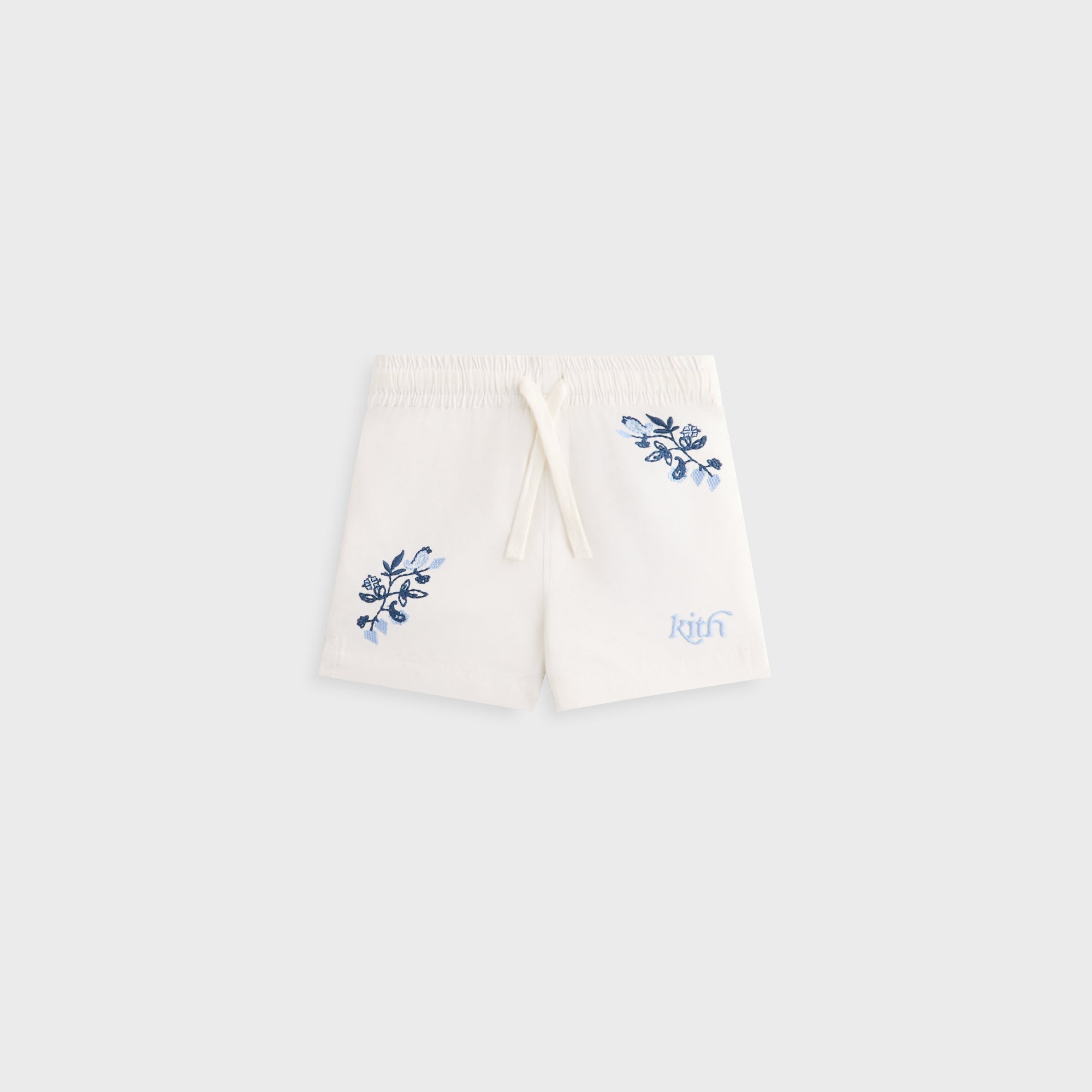 Kith Baby Novelty Embroidered Thompson Camp Short - White | Kith White