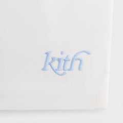 Kith Baby Novelty Embroidered Thompson Camp Short - White | Kith White