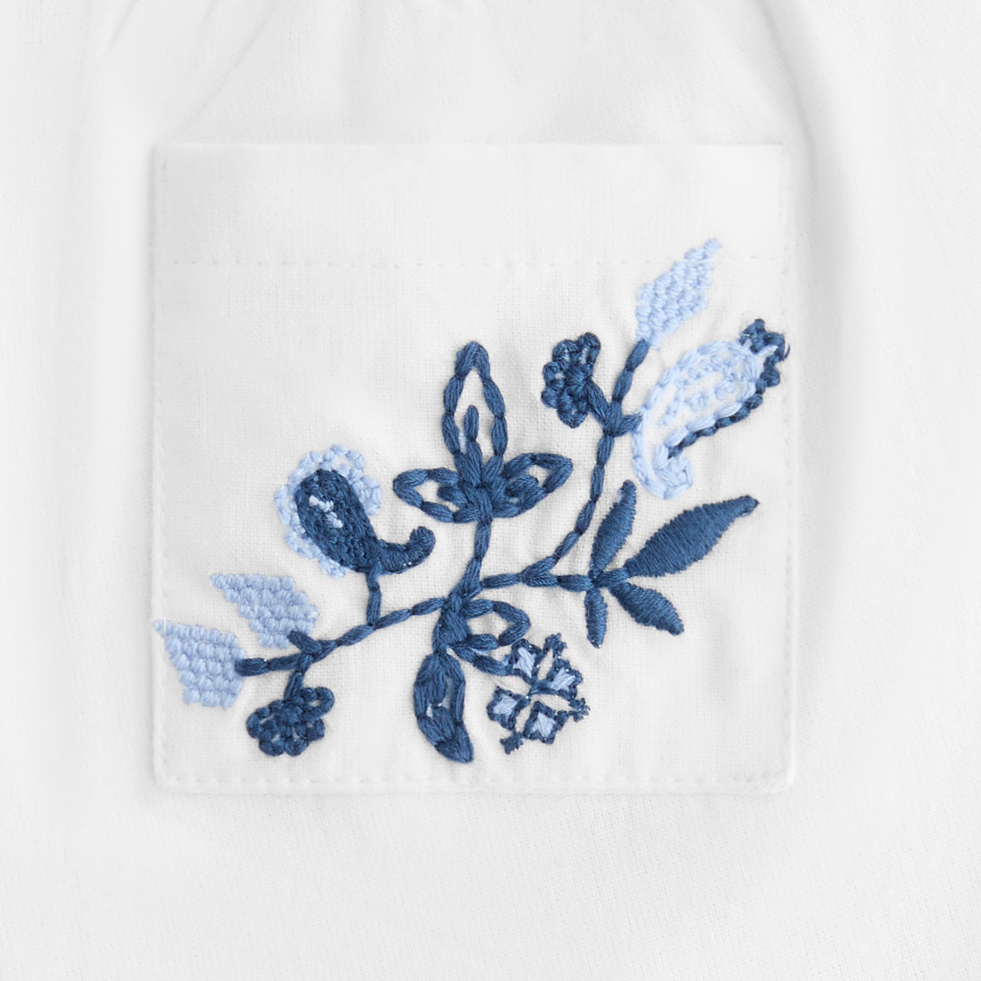 Kith Baby Novelty Embroidered Thompson Camp Short - White | Kith White