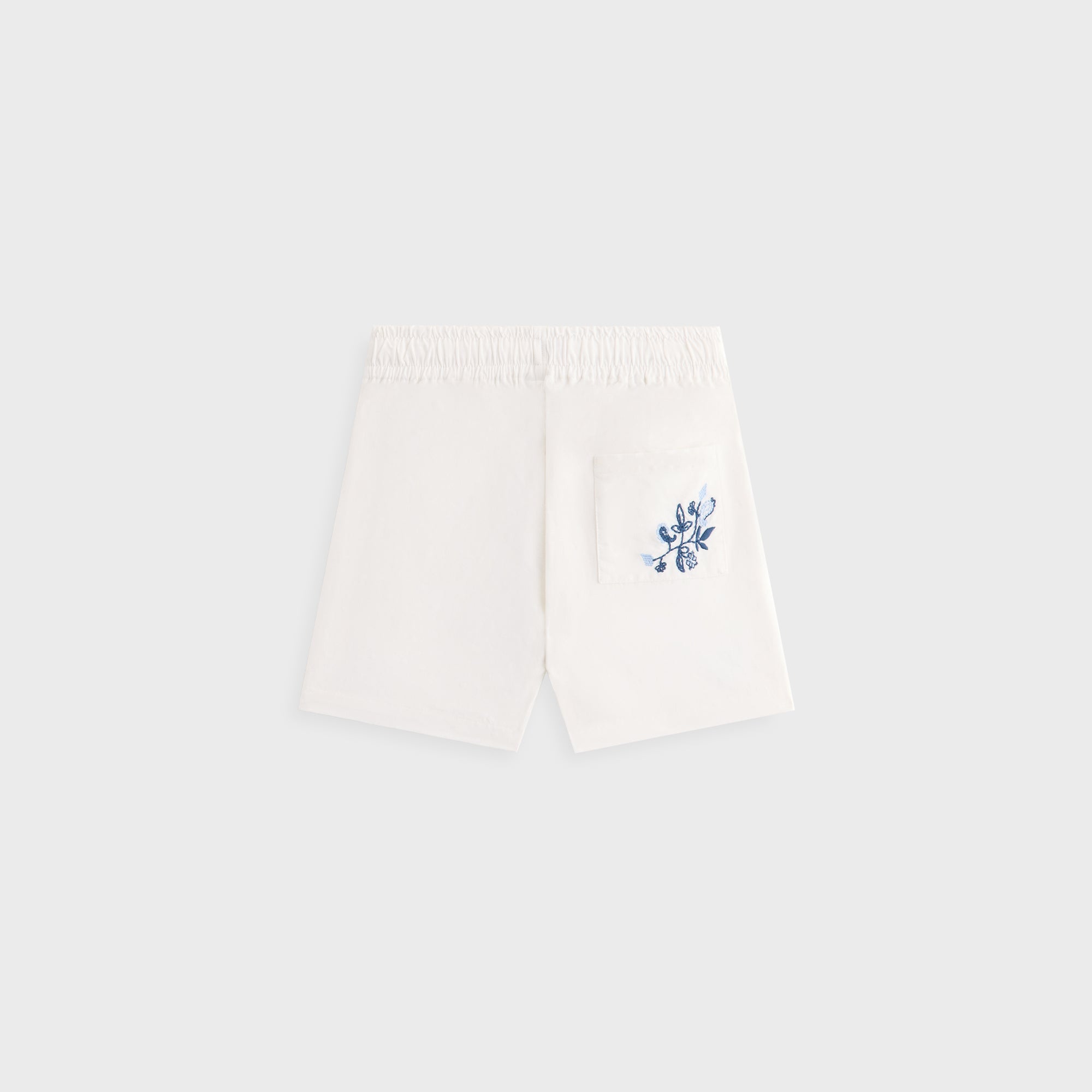 Kith Kids Novelty Embroidered Thompson Camp Short - White | Kith White