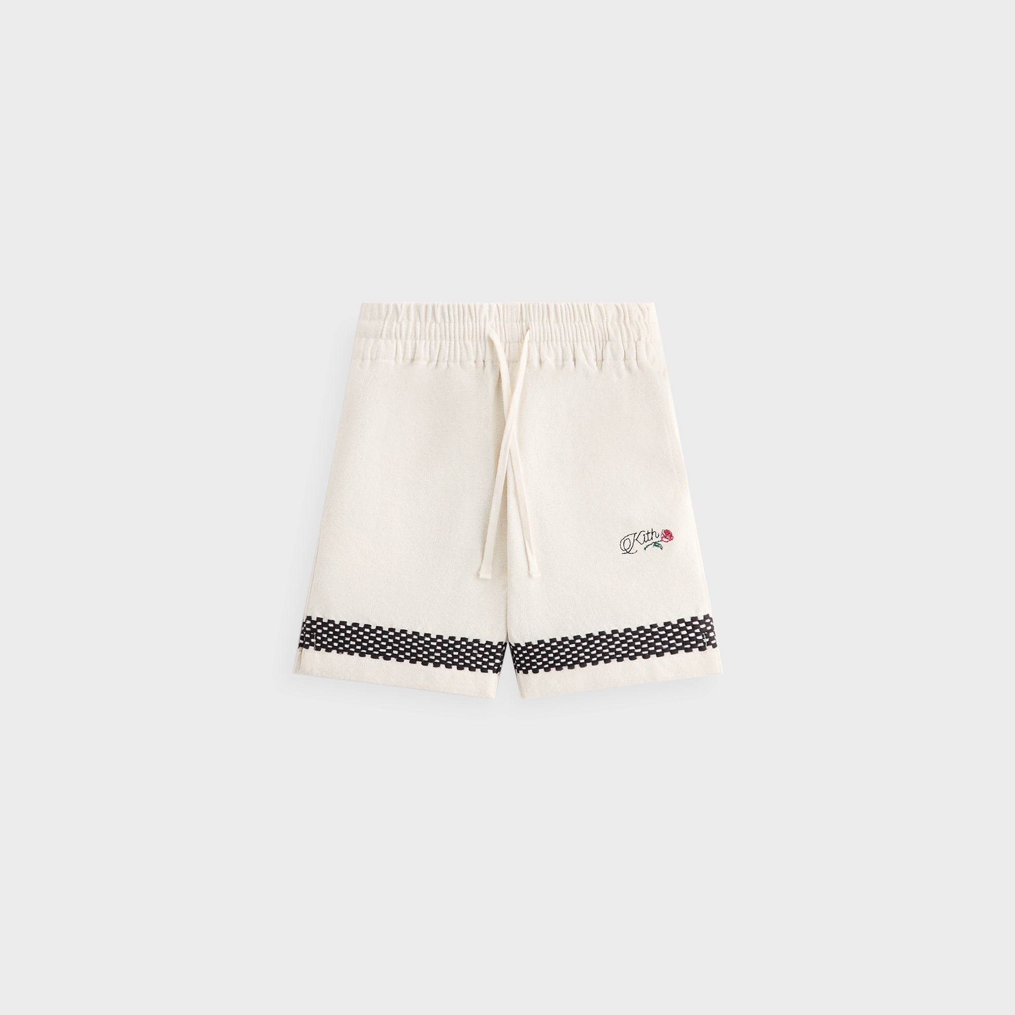 Kith Kids Novelty Logo Thompson Camp Short - Sandrift | Kith Sandrift