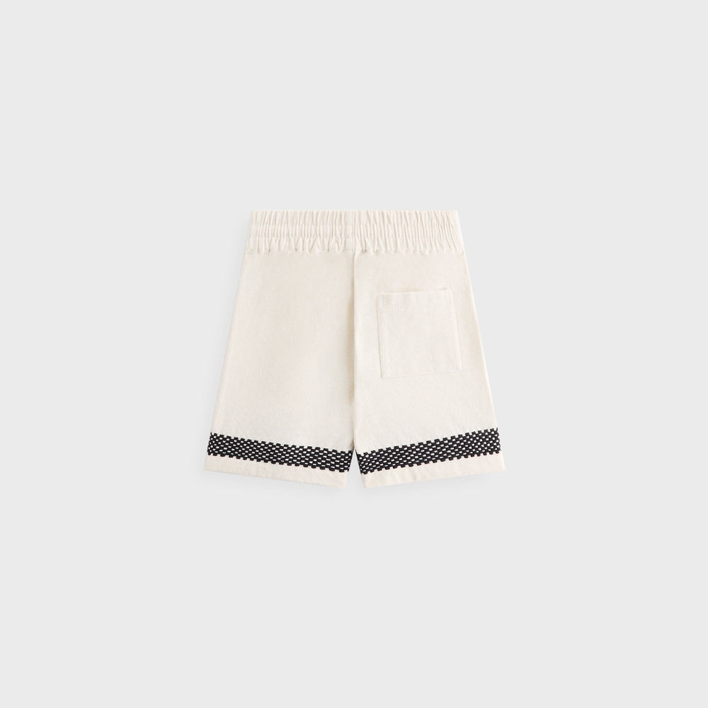 Kith Kids Novelty Logo Thompson Camp Short - Sandrift | Kith Sandrift