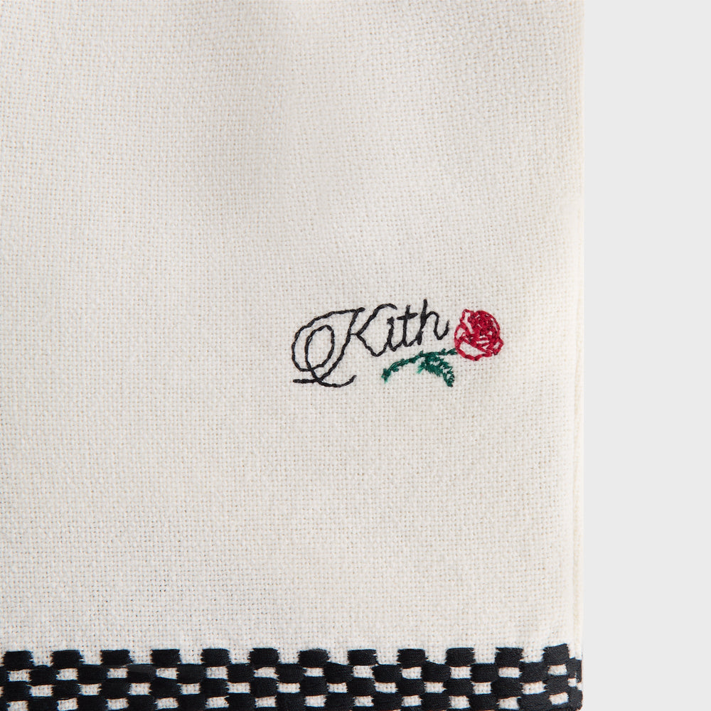 Kith Kids Novelty Logo Thompson Camp Short - Sandrift | Kith Sandrift