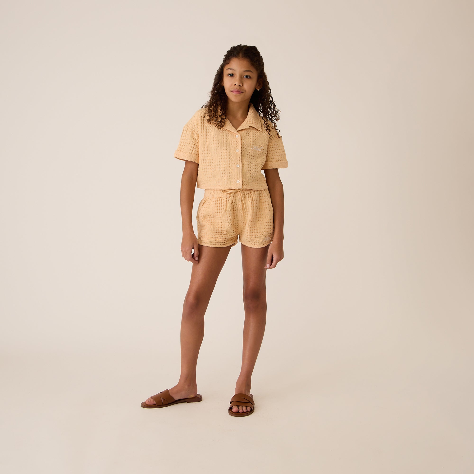 Kith Kids Textured Jordyn Short - Mycena | Kith Mycena