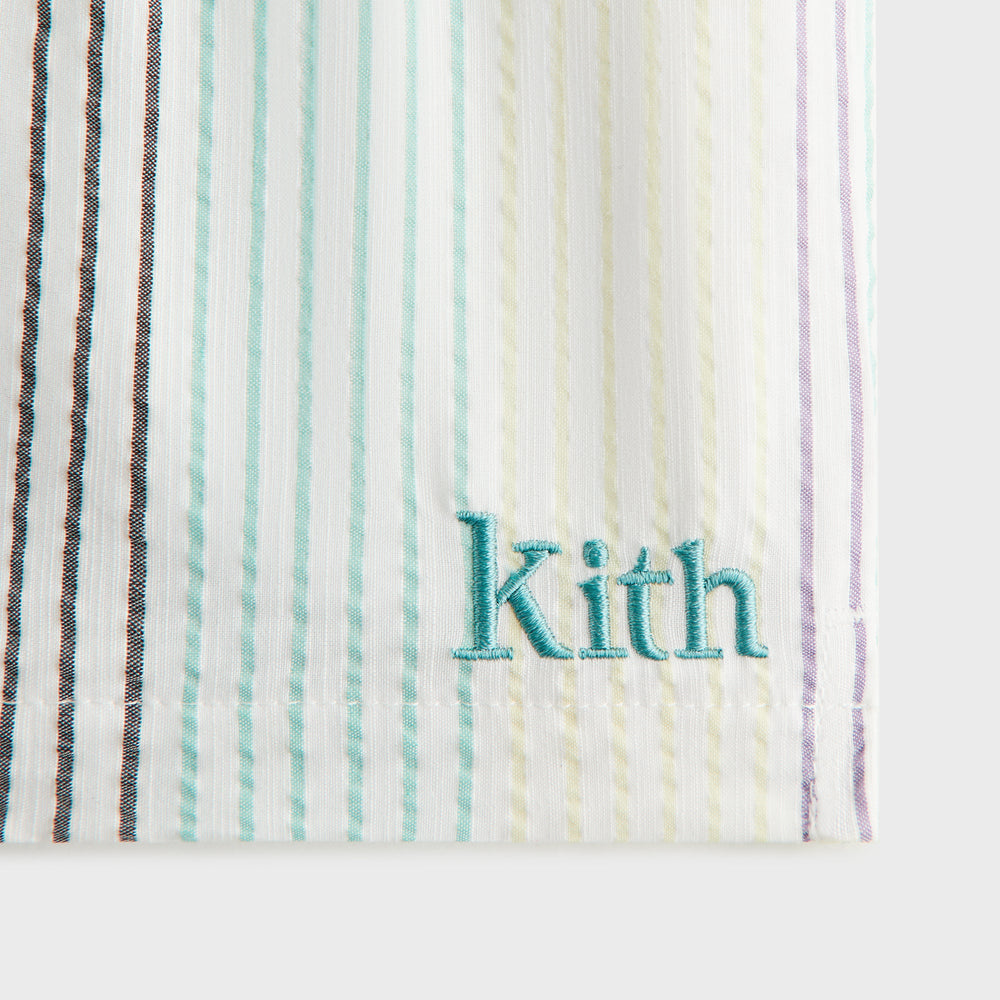 Kith Baby Striped Thompson Camp Short - Mykonos | Kith Mykonos
