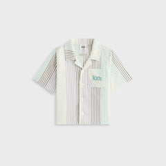 Kith Baby Striped Thompson Camp Shirt - Mykonos | Kith Mykonos