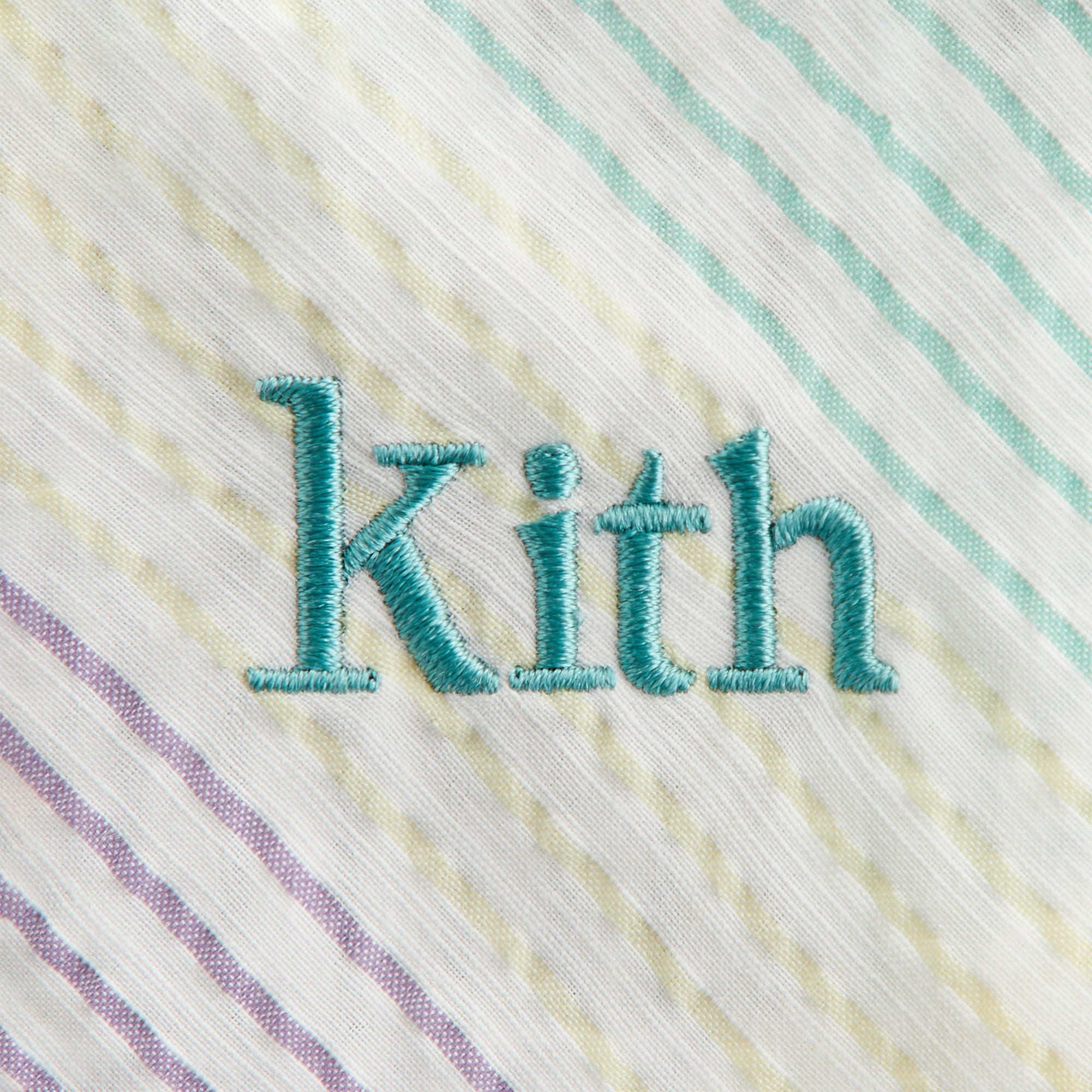 Kith Baby Striped Thompson Camp Shirt - Mykonos | Kith Mykonos