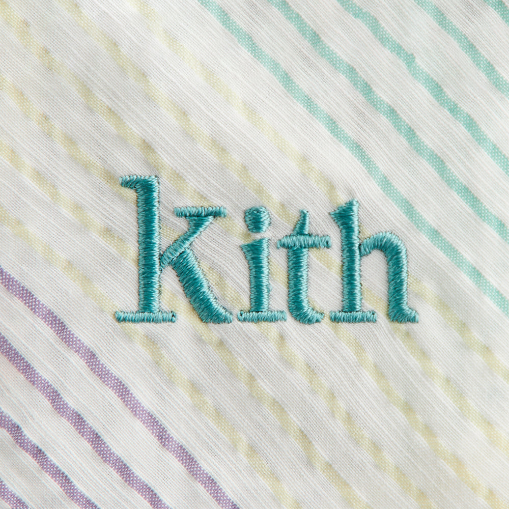Kith Baby Striped Thompson Camp Shirt - Mykonos | Kith Mykonos