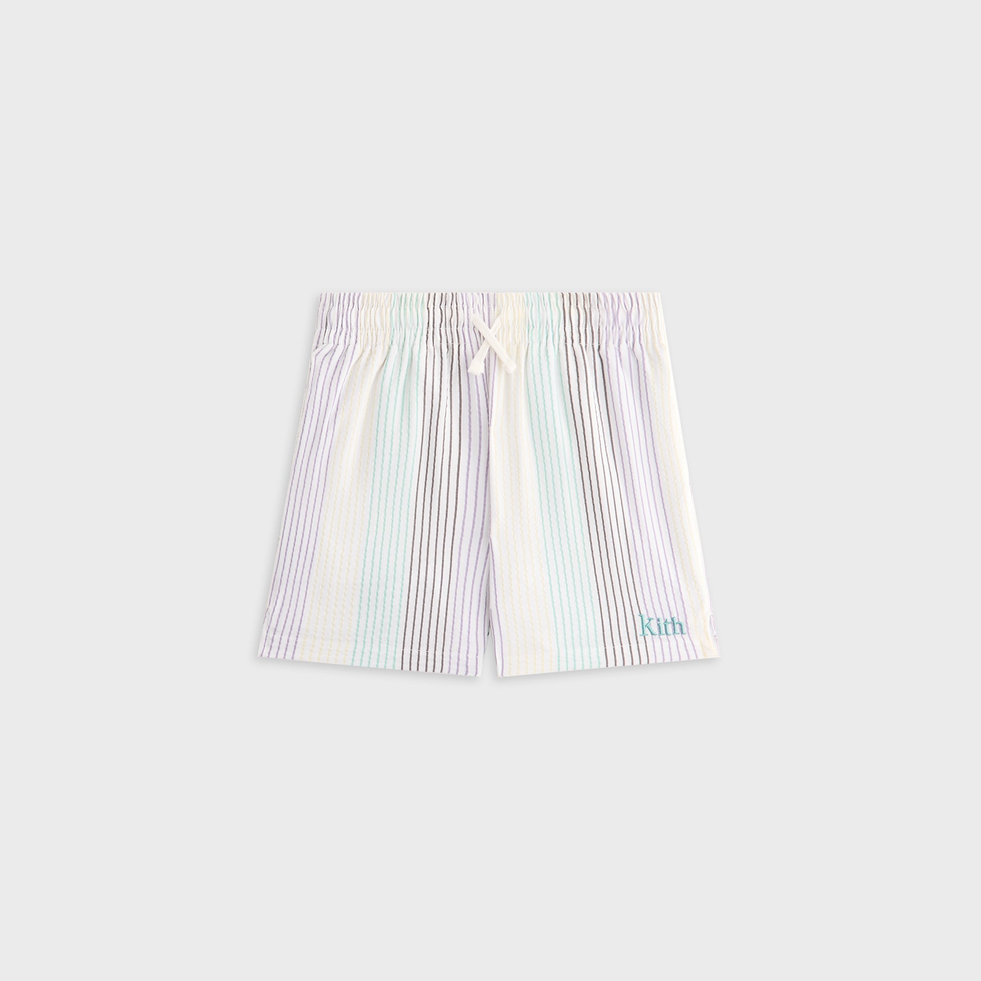 Kith Kids Striped Thompson Camp Short - Mykonos | Kith Mykonos
