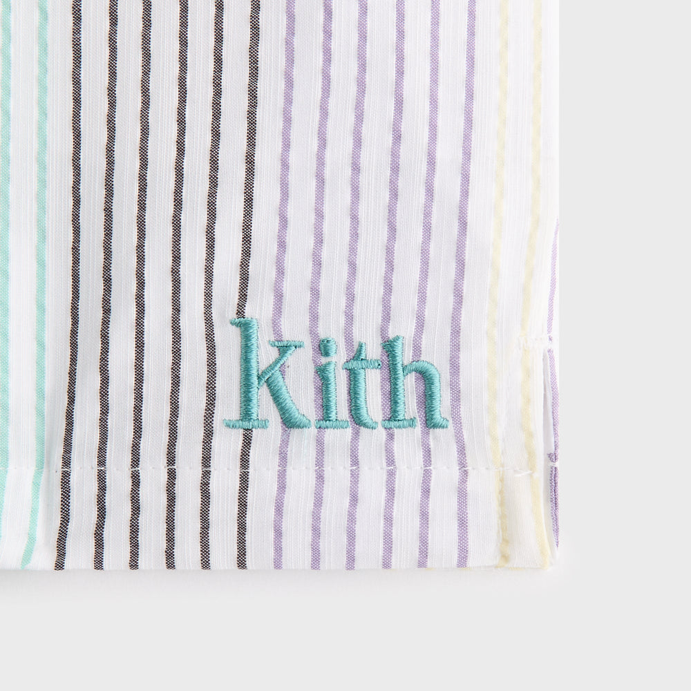 Kith Kids Striped Thompson Camp Short - Mykonos | Kith Mykonos