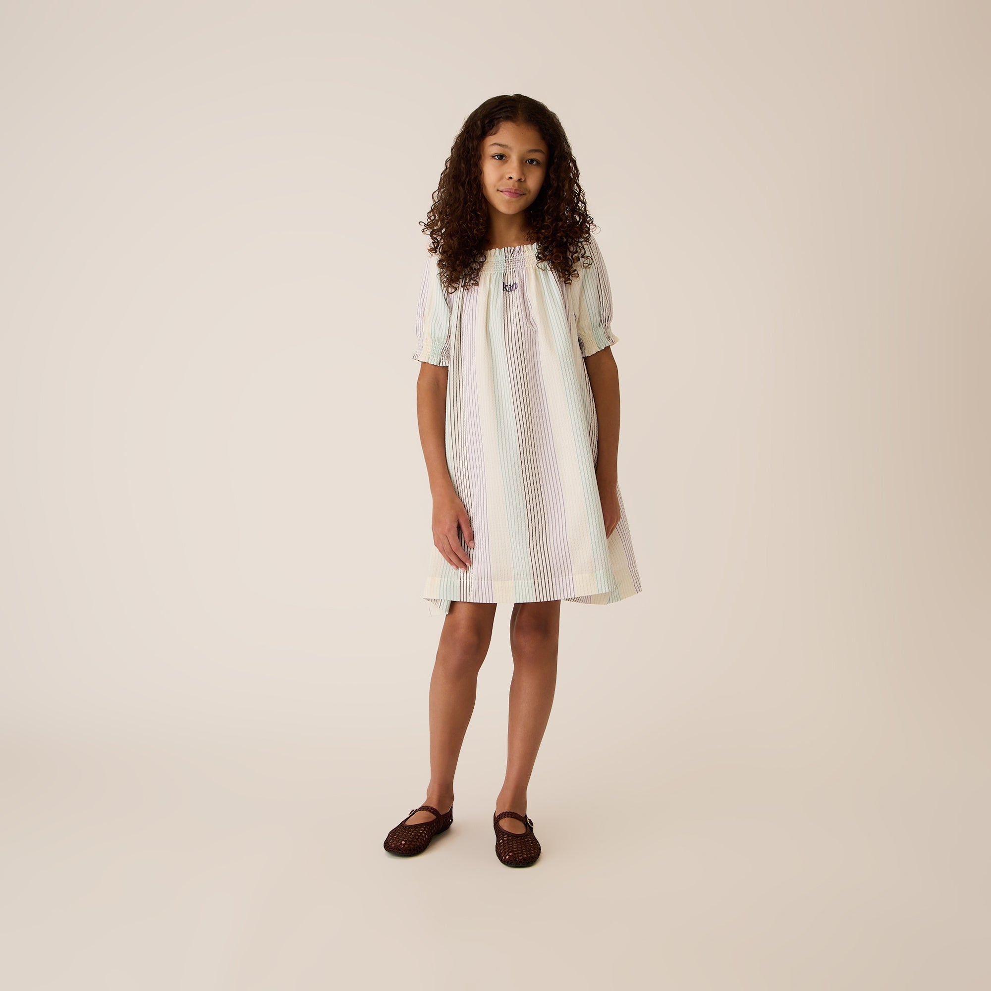 Kith Kids Striped Amina Mini Dress - Mykonos | Kith Mykonos